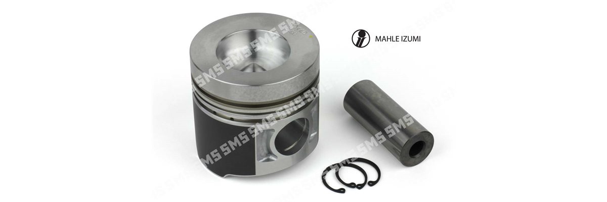 PISTON & PIN 57.50mm bowl dia. Premium  0.25mm