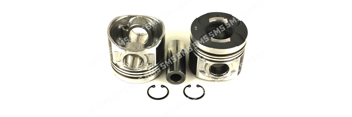 PISTON + PIN Cyl 2 & 4 (44mm Bowl / 4mm oil) .50mm