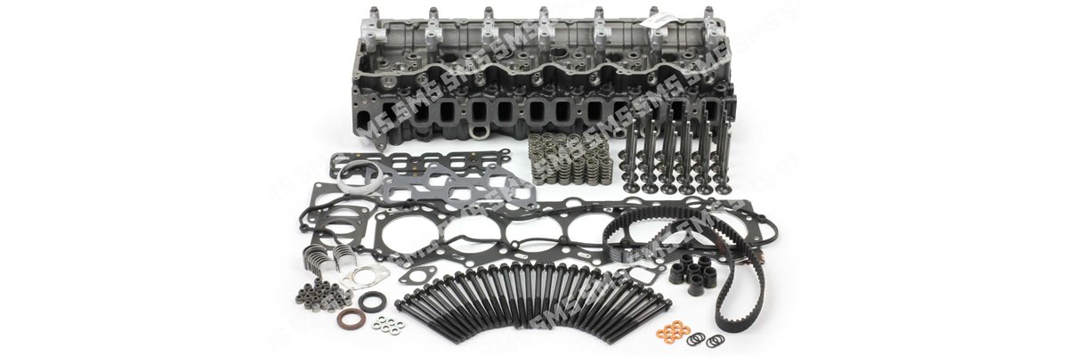 CYLINDER HEAD KIT (Bare GENUINE Head) with valves